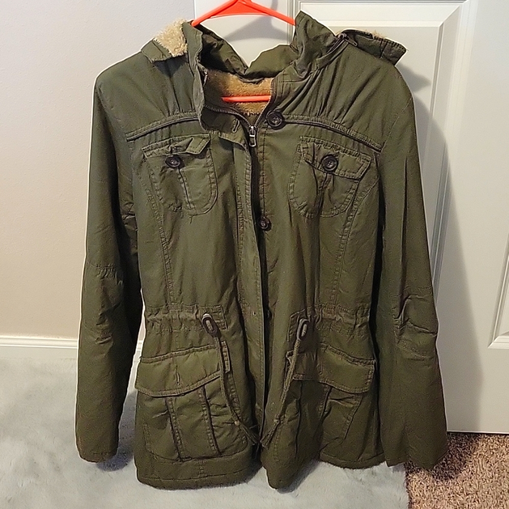 Olive green jacket